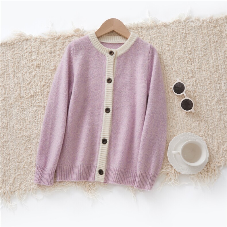 3-Ply Cashmere Cardigan for Children 1