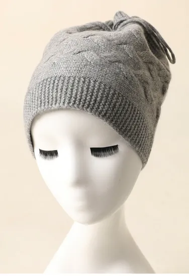 Cable Knit Super Soft Cashmere Collar and Hats 1