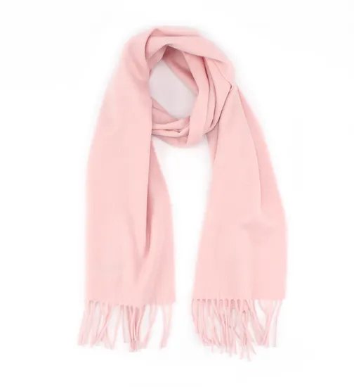 Girls Winter Wool Scarf Pink 1