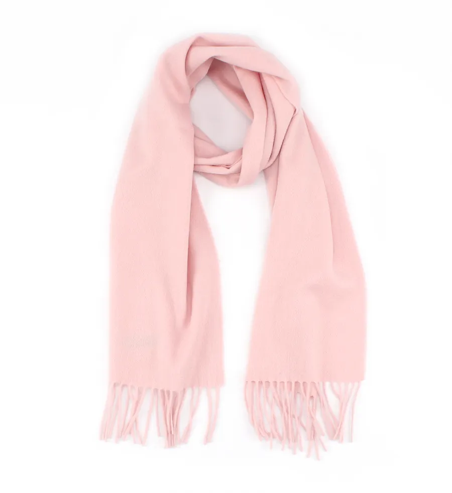 Girls Winter Wool Scarf Pink 2