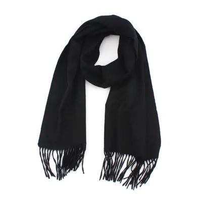 Solid Winter Wool Scarf Unisex 1