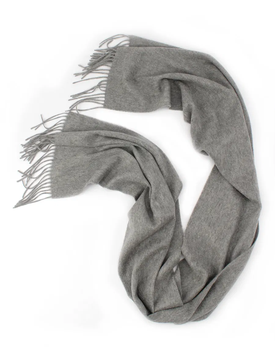 100 Wool Mens Scarf Plain Pattern 2