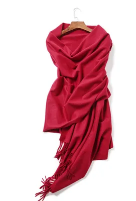 Women Pure Wool Shawl Scarf 1
