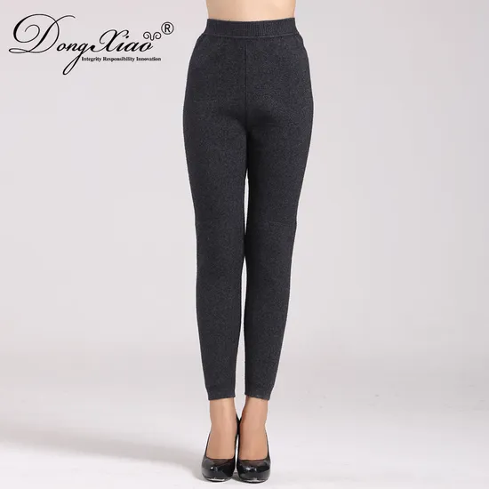 Cashmere Womens Pants with Knee Pads