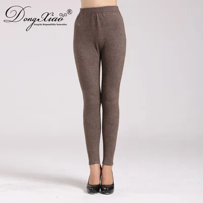 100 Cashmere Knitted Pants for Women 1
