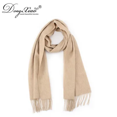 Inner Mongolia Pure Cashmere Woven Scarf Unisex 1