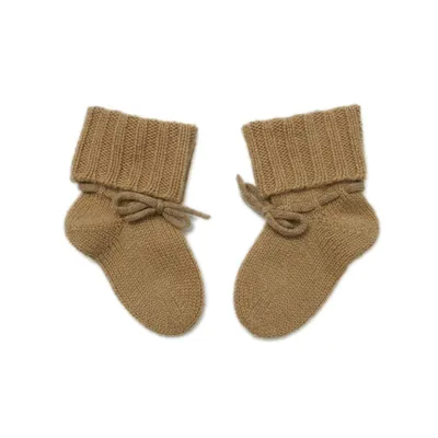Lovely New Born Pure Cashmere Knitted Baby Socks 1