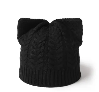 Winter Warm Custom Cashmere Children Beanie Hat for Girls 1
