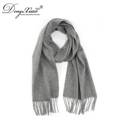 Europe Style Winter Thick Woven Pure Cashmere Scarf 1