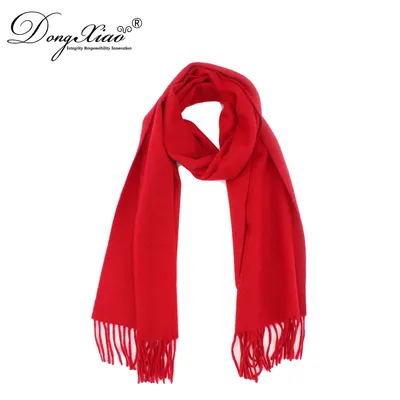 Fashion Plain Woven Pashmina Cashmere Scarf Unisex 1