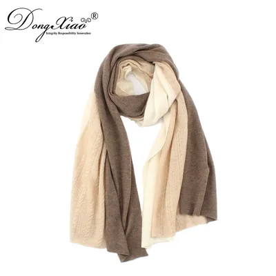 Women Blanket Scarf Cable knitted Plain Knitting Comibination Pashmina Shawl 1