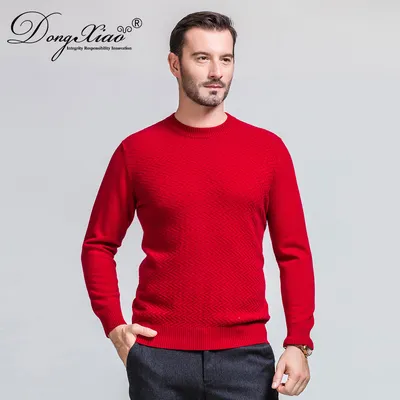 Customized Design Hot Style Crew Neck Cashmere Wool Sweater 1