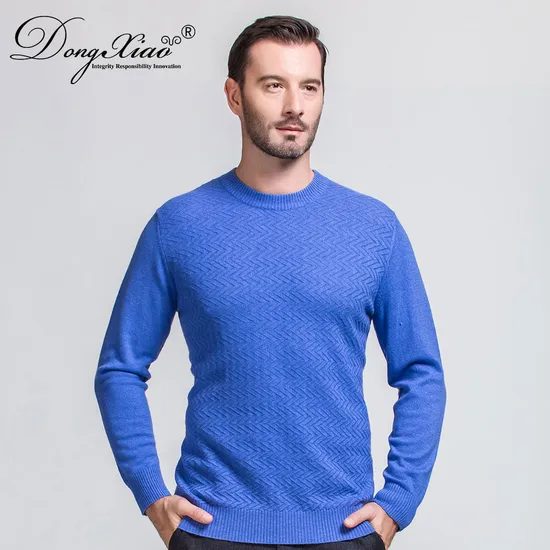 Men s New Design Wool Cashmere Knitted Pullover Sweater 1