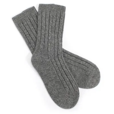 Mongolian Custom Design Pure Cashmere Socks Women 1