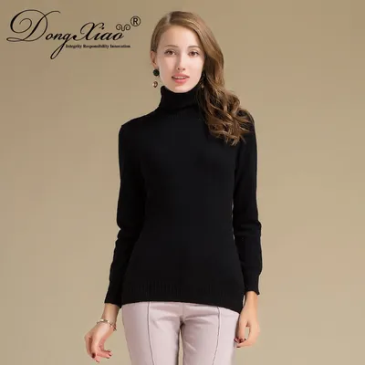 Long Sleeve Computer Knitted Women s Cashmere Sweater 1