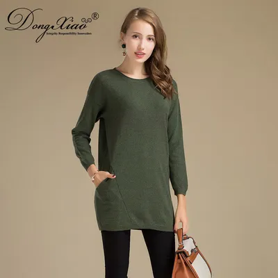 Spring and Autumn Women Cashmere Wool Sweater 1