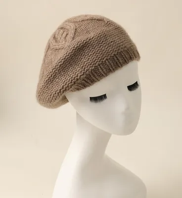 Round Hat Pure Cashmere Beret Made From Inner Mongolia 1
