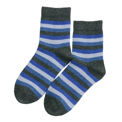 Colourful Stripes 100 Cashmeere Women Socks 1