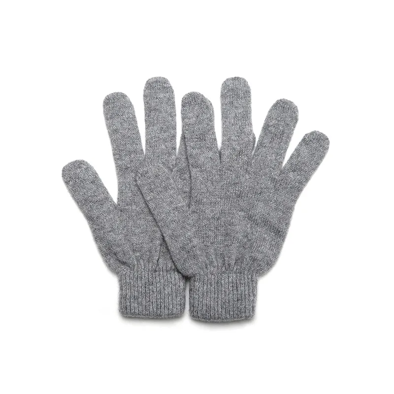 Wholesale Fashion Super Soft Seamless Knitted Cashmere Gloves 2