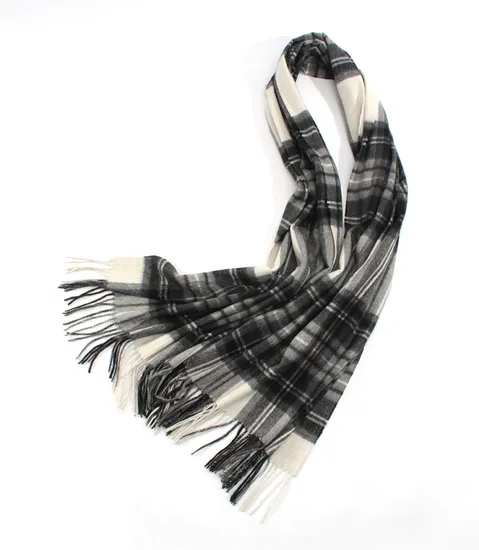 Fashion Plaid Pattern 100 Cashmere Tartan Scarf Shawl 1