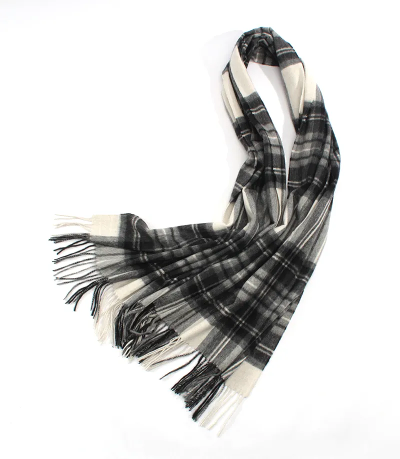 Fashion Plaid Pattern 100 Cashmere Tartan Scarf Shawl 2