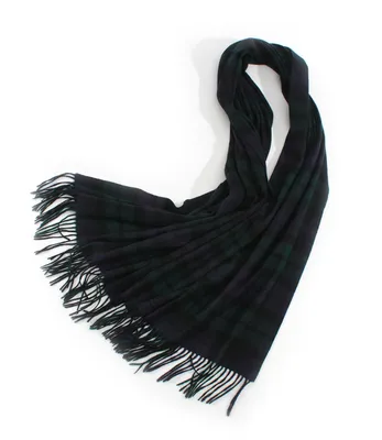 Scarf Factory 100 Cashmere Shawl Checked Pattern 1