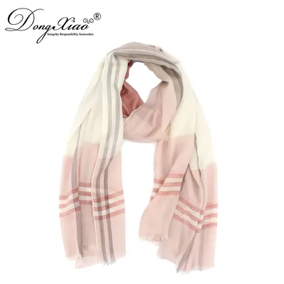 Hot Selling Thin Checked Pattern Cashmere Scarf Shawl 1