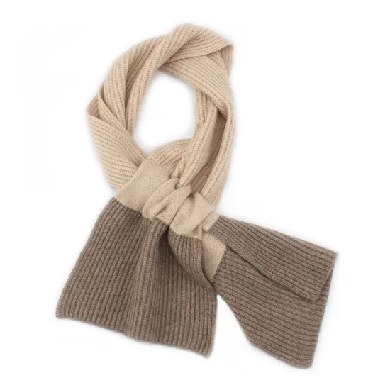 New Design Cashmere Knitted Small Size Scarf for Kids 1