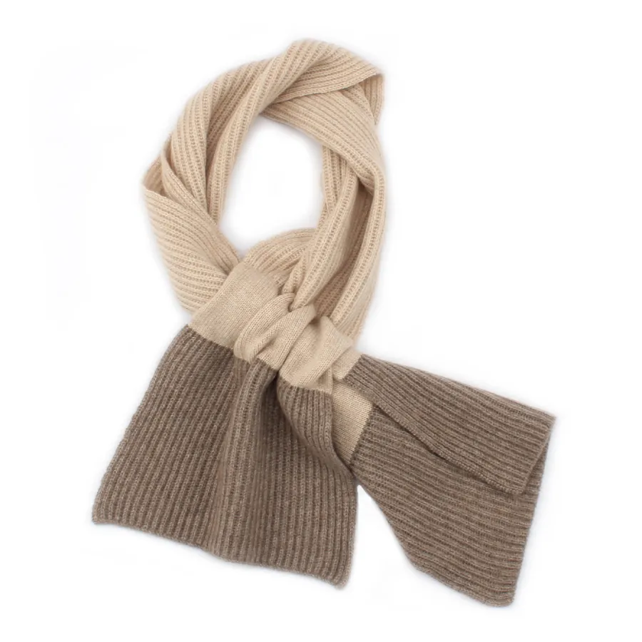 New Design Cashmere Knitted Small Size Scarf for Kids 2