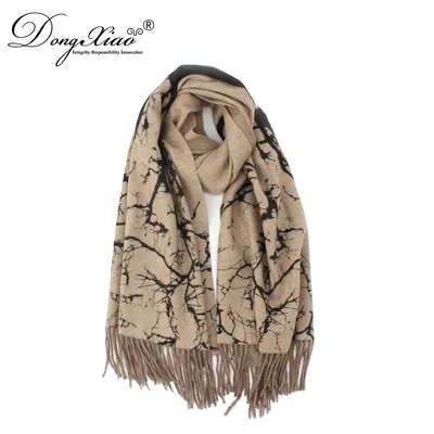Woven Printing Large Travel Cashmere Scarf Shawl for Ladies 1