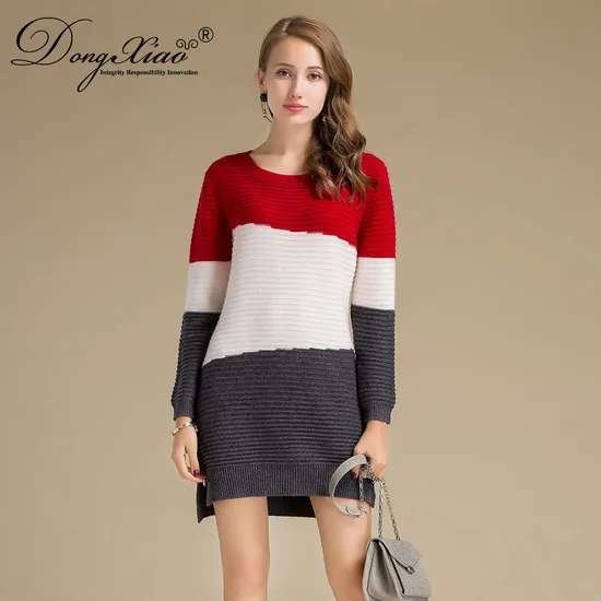 Heavy Cashmere Blend Long Style Lady Sweater 2020 1