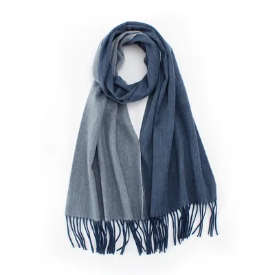Ladies Super Soft Woven Cashmere Scarf with Tassels 1