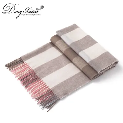 Merino Wool Yarn Woven Winter Scarf 1