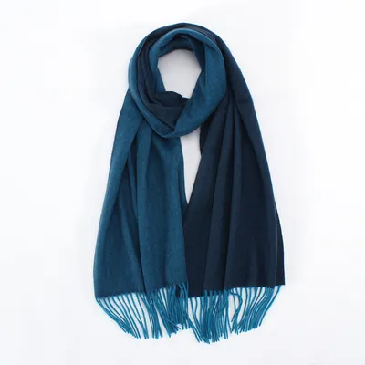 100 Cashmere Long Plain Scarf Factory China 1