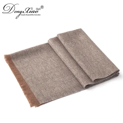 Vintage Woven 100 Wool Scarf Men 1