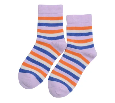 Colourful Stockings Fashion Stripe Knitted Cashmere Socks 1
