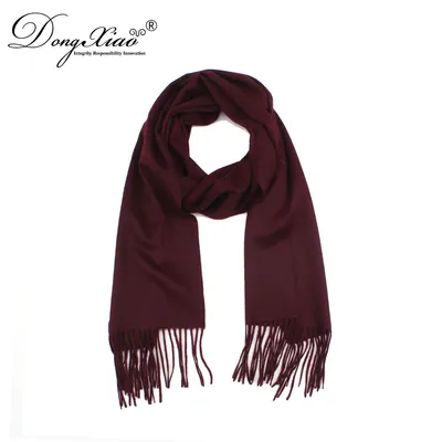 New Fashion Women Pure Color Cashmere Scarf 1