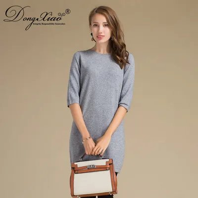 Hot Selling Thin Spring Cashmere Knitting Round Neck Sweater 1