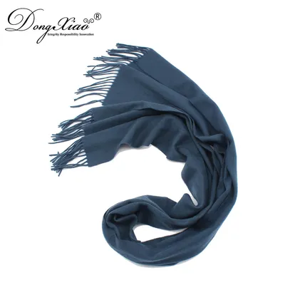 High Quality Solid Tassel Cashmere Scarf for Men 1