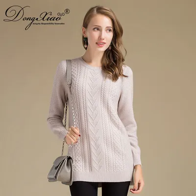 Latest Heavy Winter Cashmere Wool Knitted Sweater 1