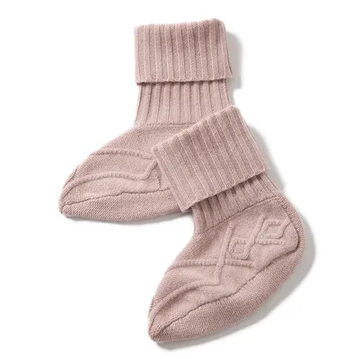 Wholesale Soft Indoor Socks Pure Cashmere Shoe Socks 1