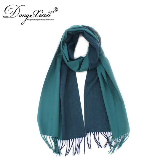 Plain Woven Cashmere Shawl Wrap Scarf for Women 1