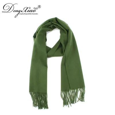 Solid Color Small Wave Woven Cashmere Scarf 1