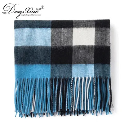 Russian Tassel Wool Tartan Scarf 1