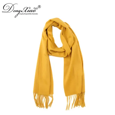 Long Plain Color Cashmere Scarf Factory China 1